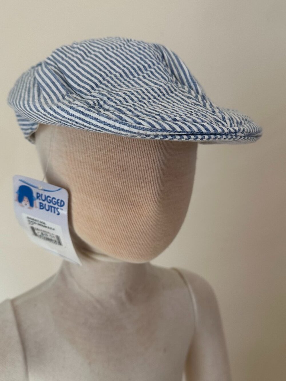 NIP RuggedButts Seersucker Driver Cap Hat 010001 Deadstock 2014